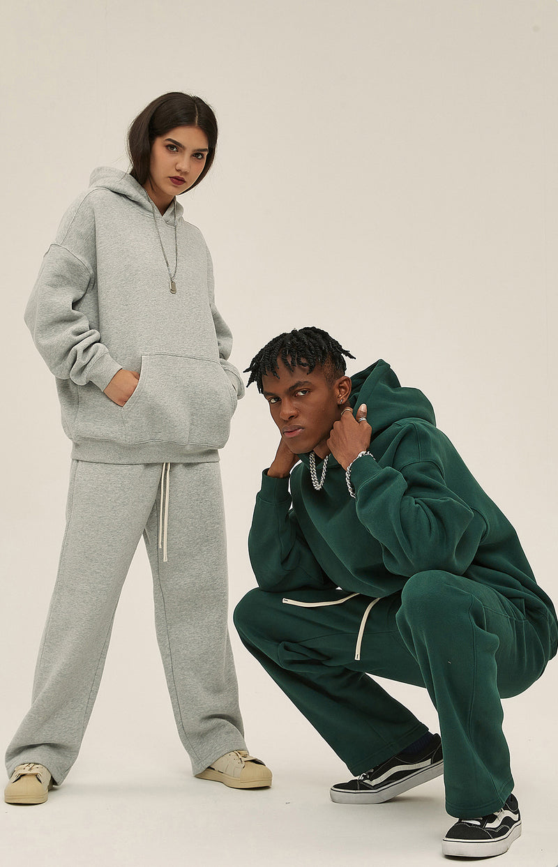 French terry with fleece sweatpants 345g