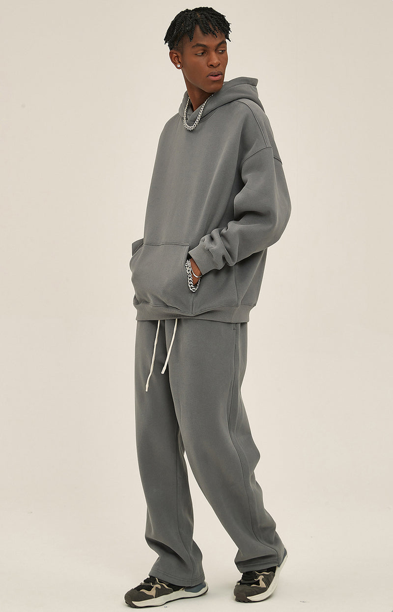 French terry with fleece sweatpants 345g