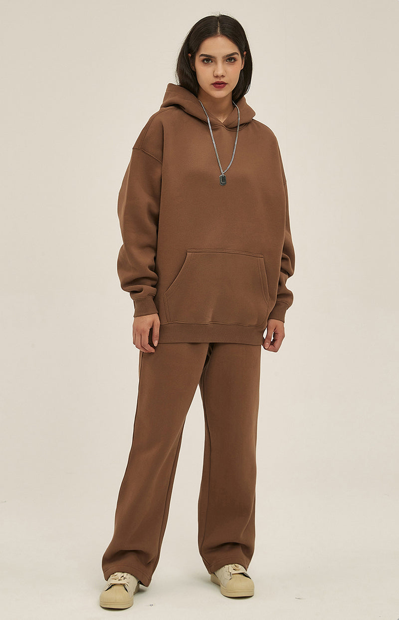 French terry with fleece sweatpants 345g