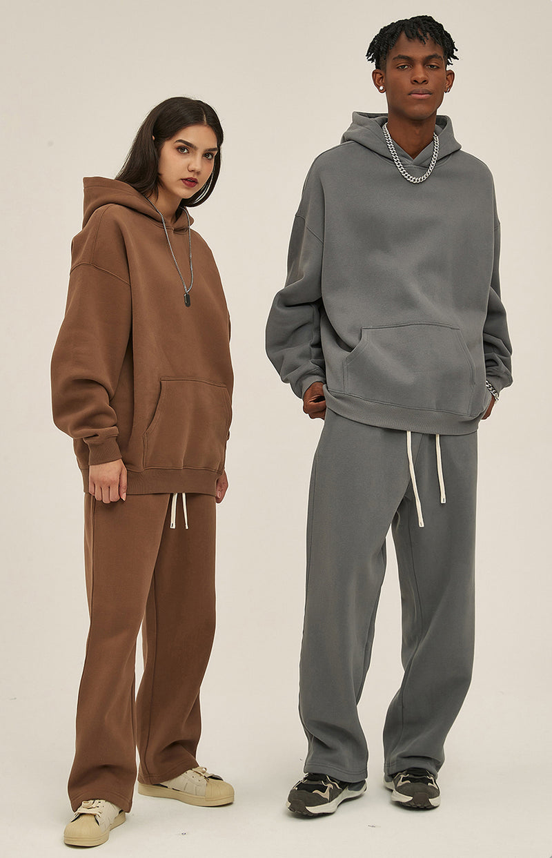 French terry with fleece sweatsuit 345g