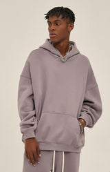 French terry with fleece hoodie 345g