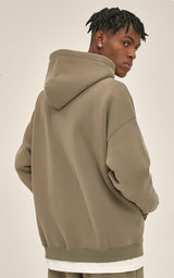 French terry with fleece zip up 345g