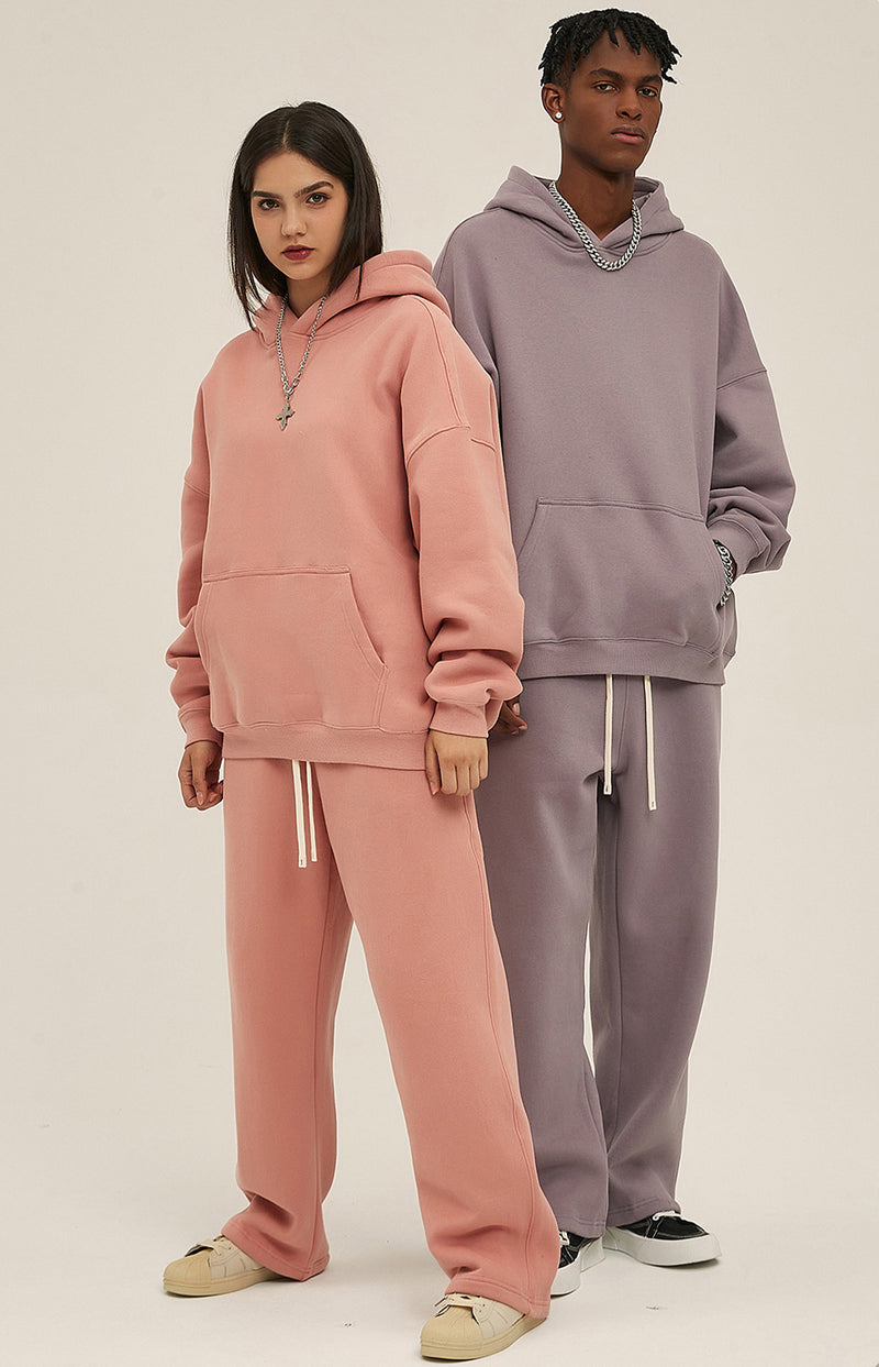 French terry with fleece sweatpants 345g