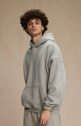 French terry with fleece hoodie 345g