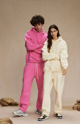 French terry with fleece hoodie 345g