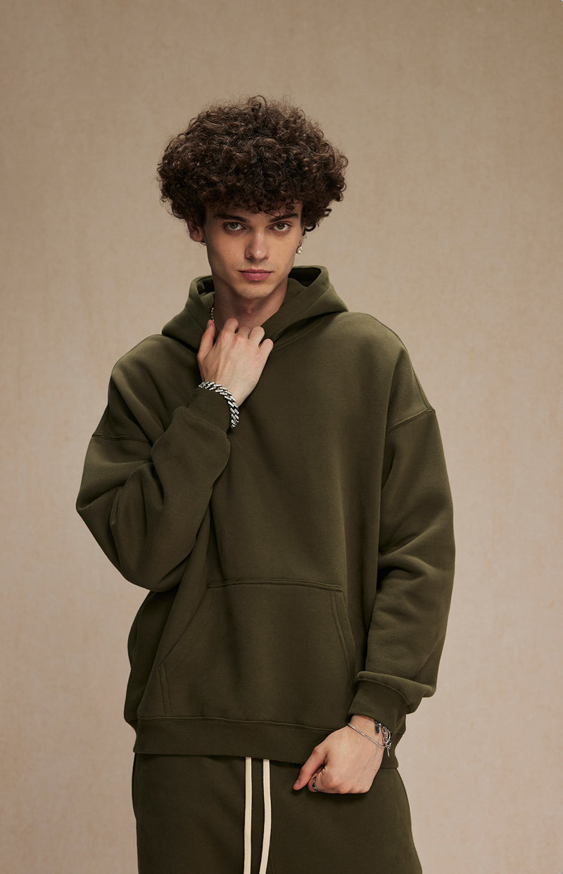 French terry with fleece sweatpants 345g