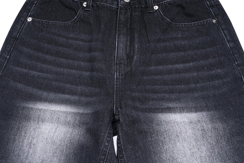 Loose Fit Washed DenimJeans