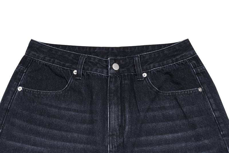 Loose Fit Washed DenimJeans