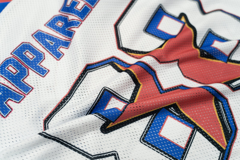 Blue White Star Jersey