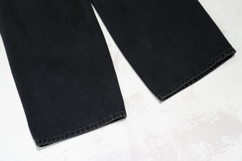 Double Waist Distressed Jean