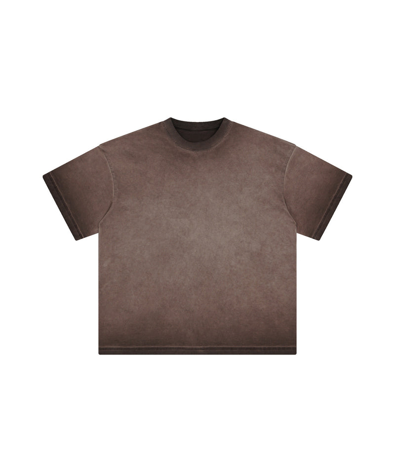 Reverse Base Color Treatment With Baking Effect T-shirt 250g