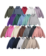 French terry with fleece hoodie 345g